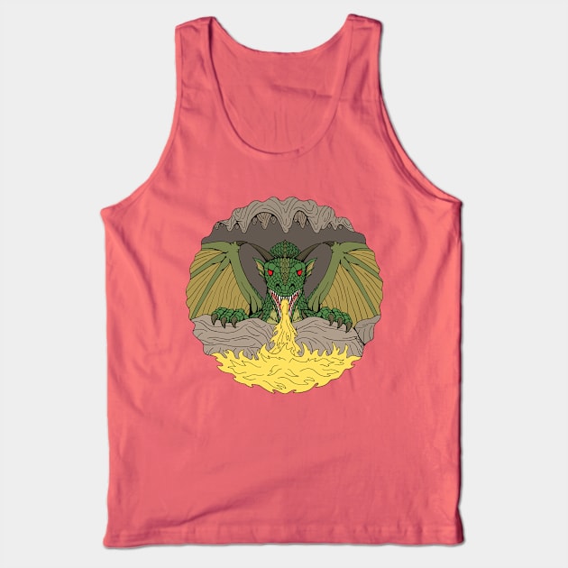 Cavern Dragon 2016 Tank Top by AzureLionProductions